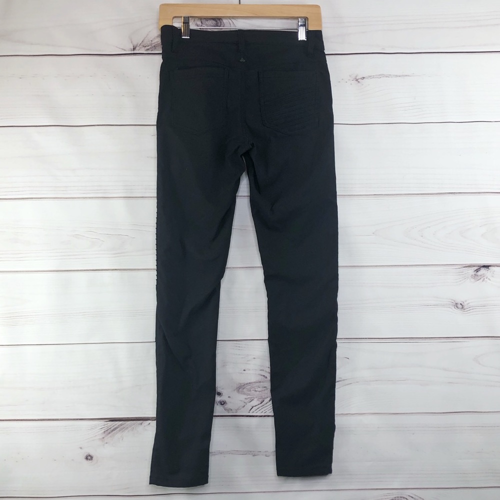 Prana Black Skinny Moto Pants - Picture 15 of 16